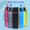 You can now get a flat water bottle that is good and will last a long time.